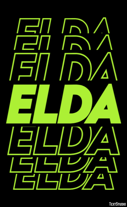 Elda Texteffekt