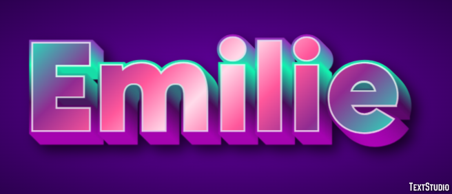 Emilie Эффект текста