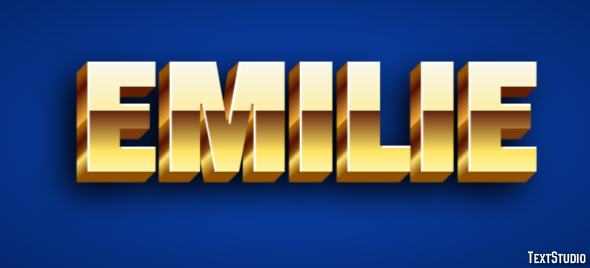 Emilie Text effect