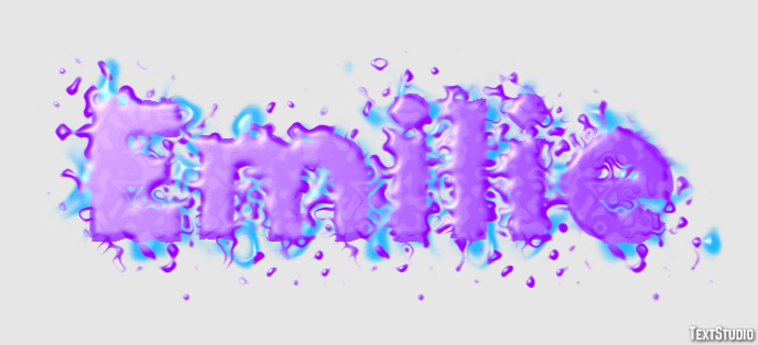 Emilie Text effect