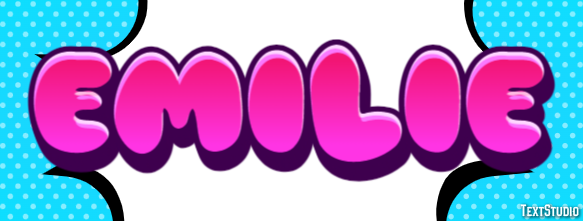 Emilie Text effect
