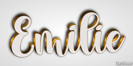 Emilie Text effect