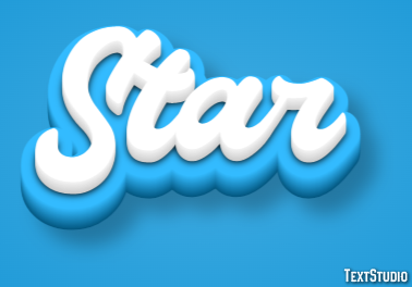 Star Text Effect