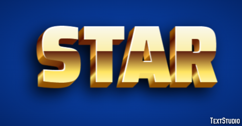 Star Efekt tekstowy