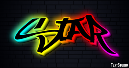 Star Text Effect
