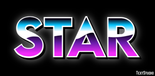 Star Efekt tekstowy