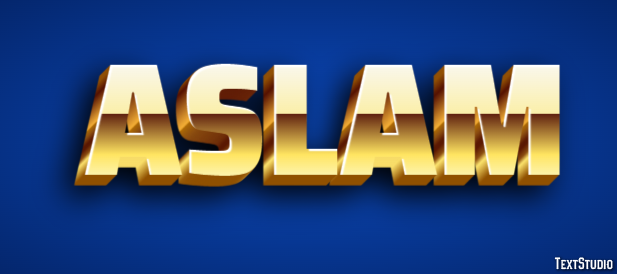 Aslam Text Effect