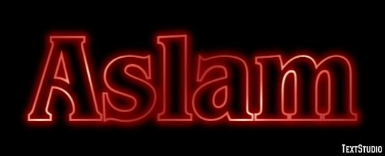 Aslam Text Effect