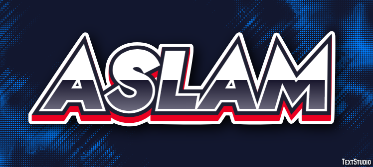 Aslam Text Effect