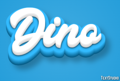 Dino Effetto testo
