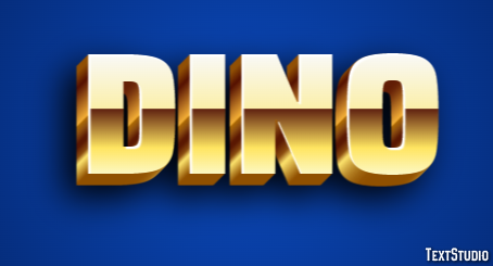 Dino Tekst effect