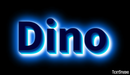 Dino Tekst Effect