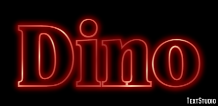 Dino Effetto testo