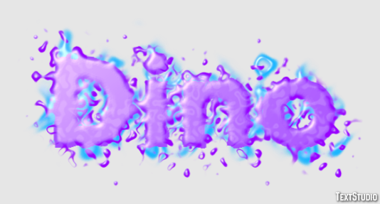 Dino Tekst Effect