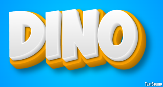 Dino Effetto testo
