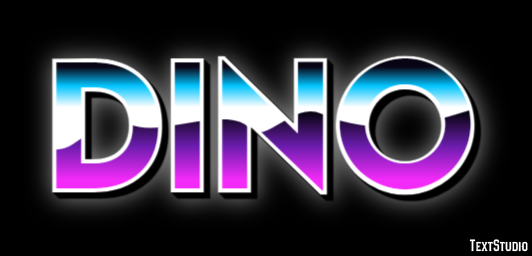 Dino Tekst effect