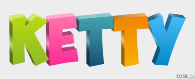 Ketty Text effect