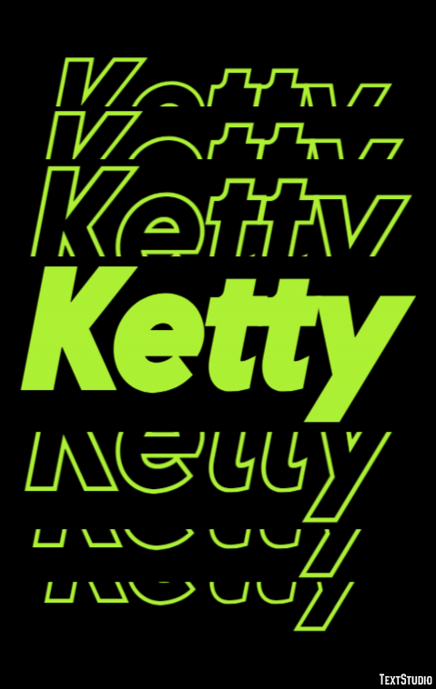 Ketty Text effect