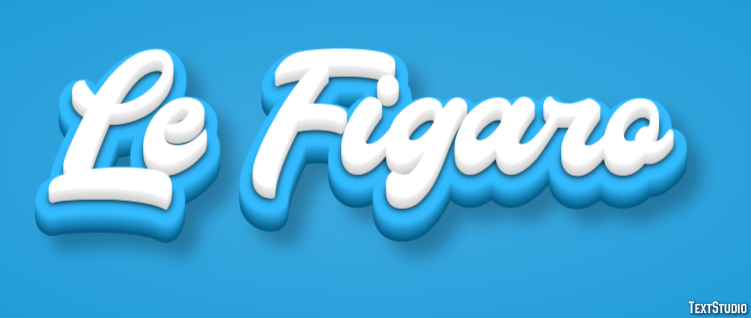 Le Figaro Tekst Effect