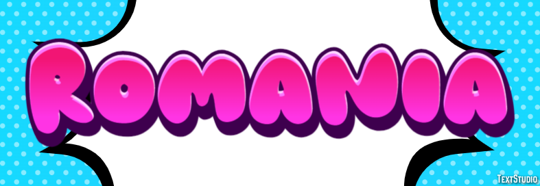 Romania Texteffekt