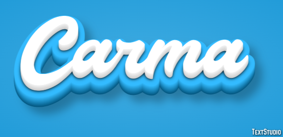Carma Effet de Texte