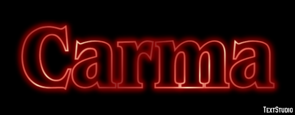 Carma Text effect