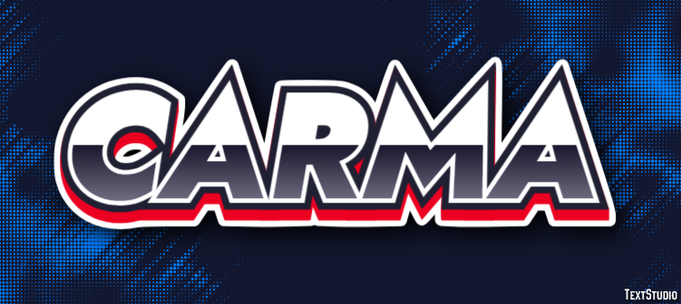 Carma Effet de Texte