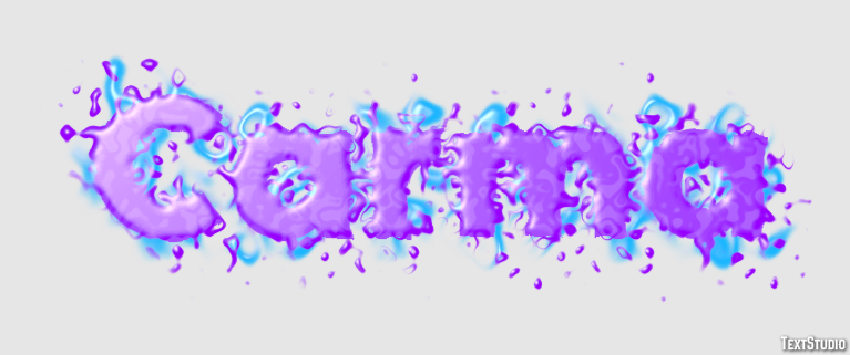 Carma Effet de Texte