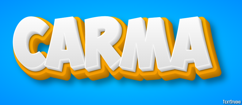 Carma Text Effect