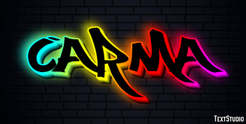 Carma Text effect
