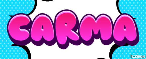 Carma Effet de Texte
