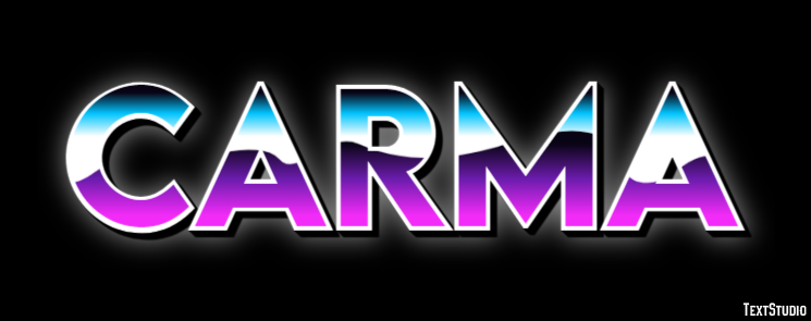 Carma Effet de Texte