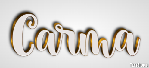 Carma Text Effect