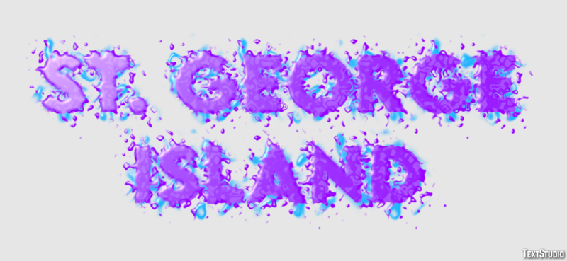 St. George Island Efekt tekstowy