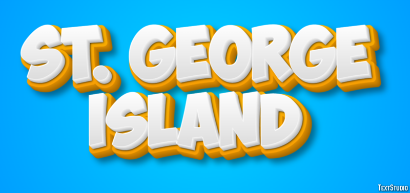 St. George Island Efekt tekstowy