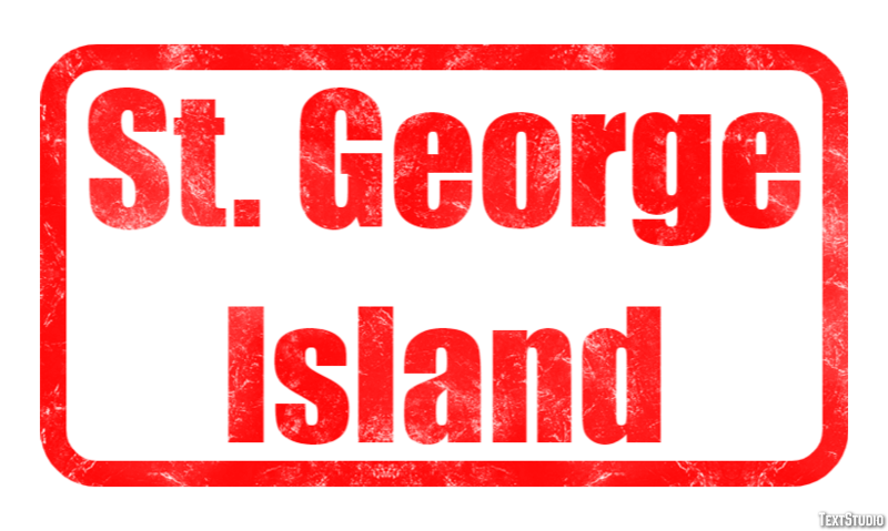 St. George Island Efekt tekstowy