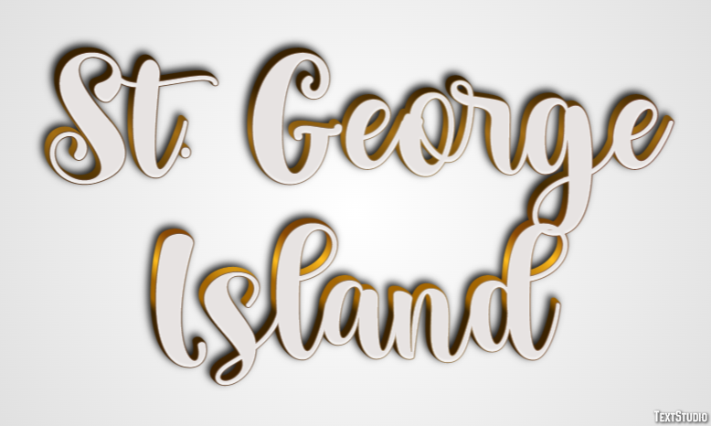 St. George Island Efekt tekstowy