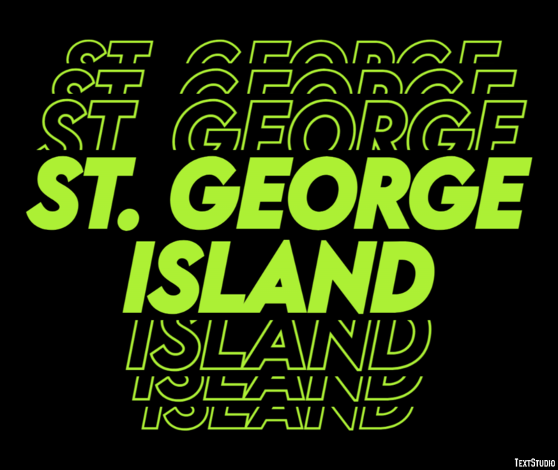 St. George Island Efekt tekstowy