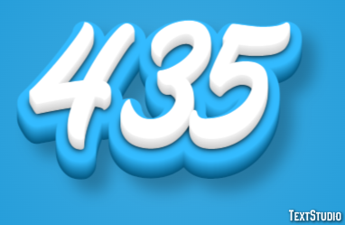 435 Text Effect