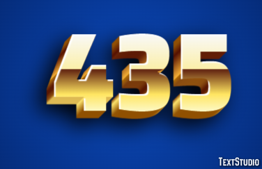 435 Text Effect