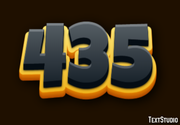 435 Text Effect