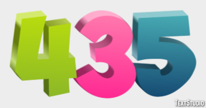 435 Text Effect