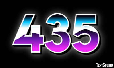 435 Text Effect