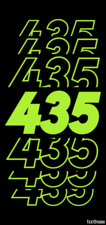 435 Text Effect