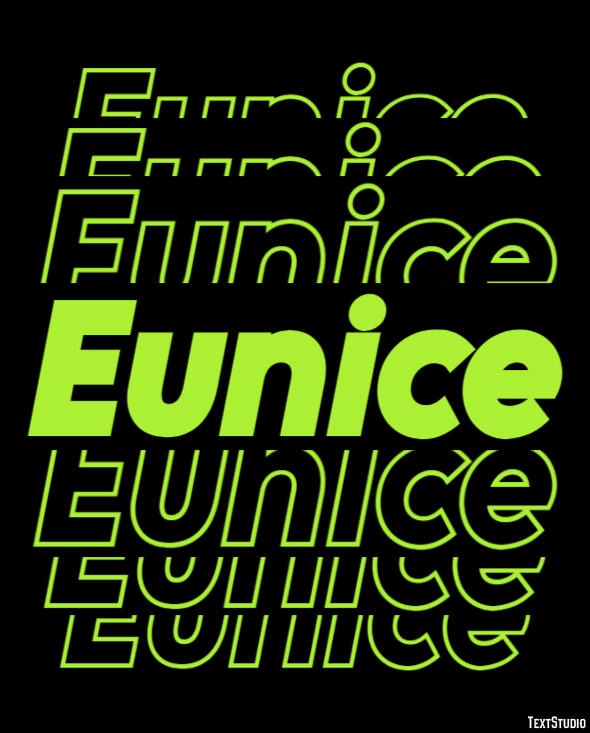 Eunice Text Effect