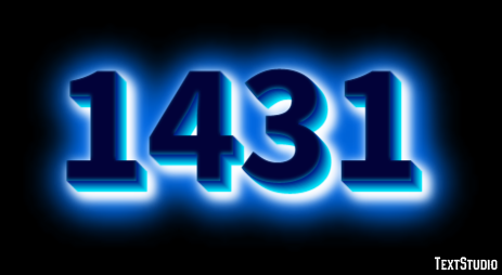 1431 Эффект текста