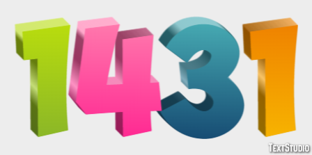 1431 Effetto testo