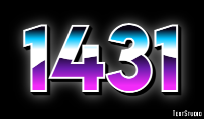 1431 Эффект текста