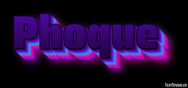 Phoque Texteffekt