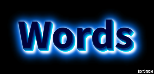 Words Text Effect